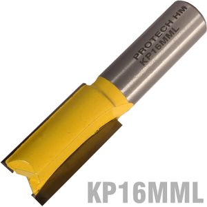Straight Bit 16mm X 31mm Cut 2 Flute Metric 1/2' Shank
